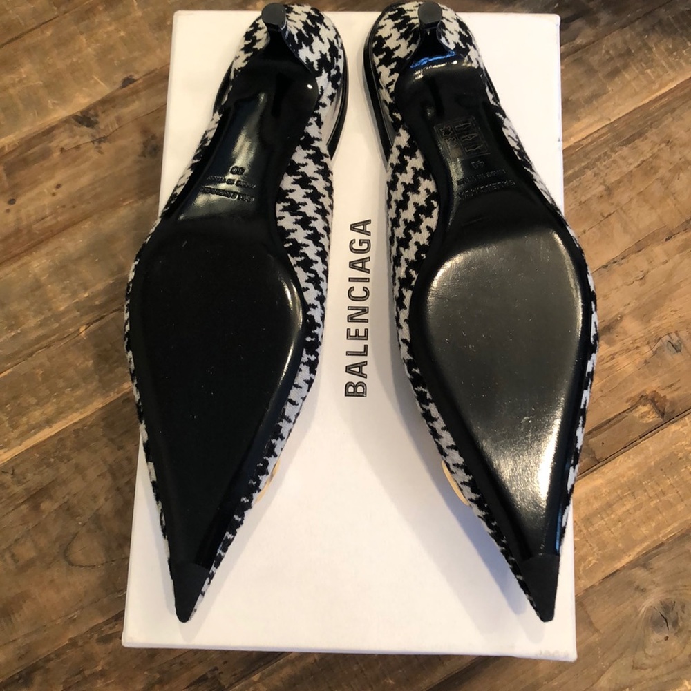 Balenciaga BB Houndstooth Slingback Pump - Picture 5 of 7